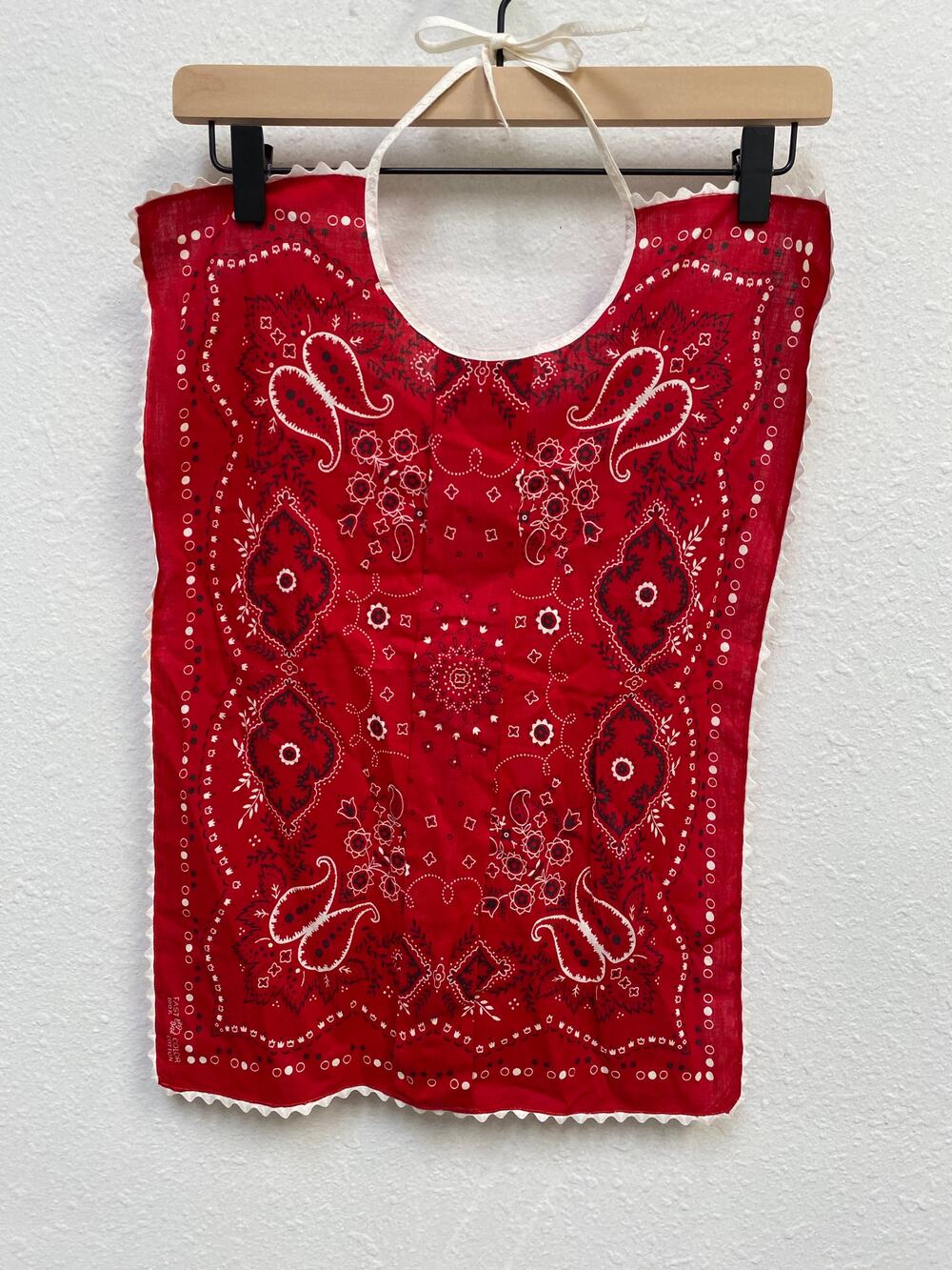 Bundle of 6 New Red & Blue vintage handmade bandana bibs Americana, 4th of July